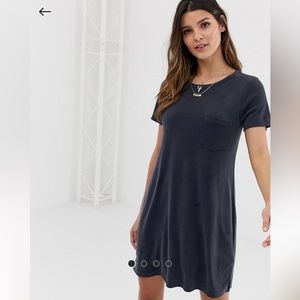 Abercrombie washed black t shirt dress. XS tall